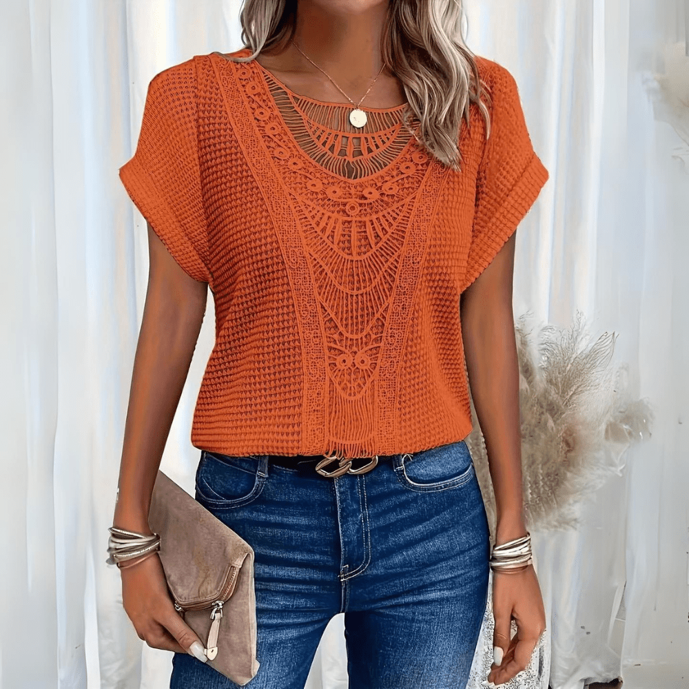 Liva™ | Elegant Ibiza-Inspired Blouse