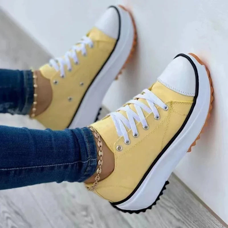 Ella™ Platform Canvas Sneakers