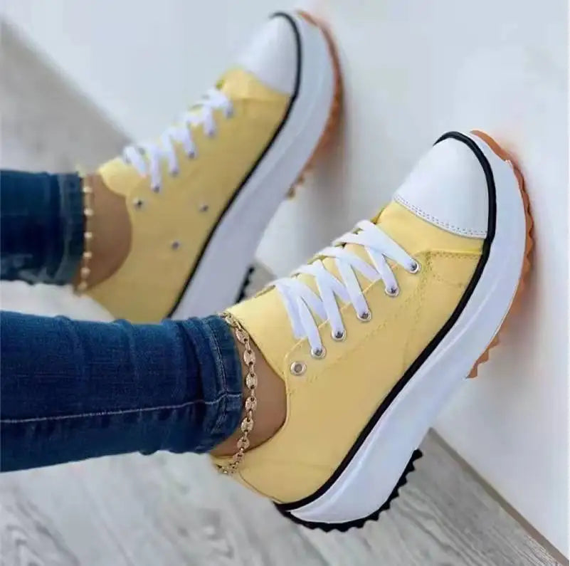 Esme™ Platform Canvas Sneaker