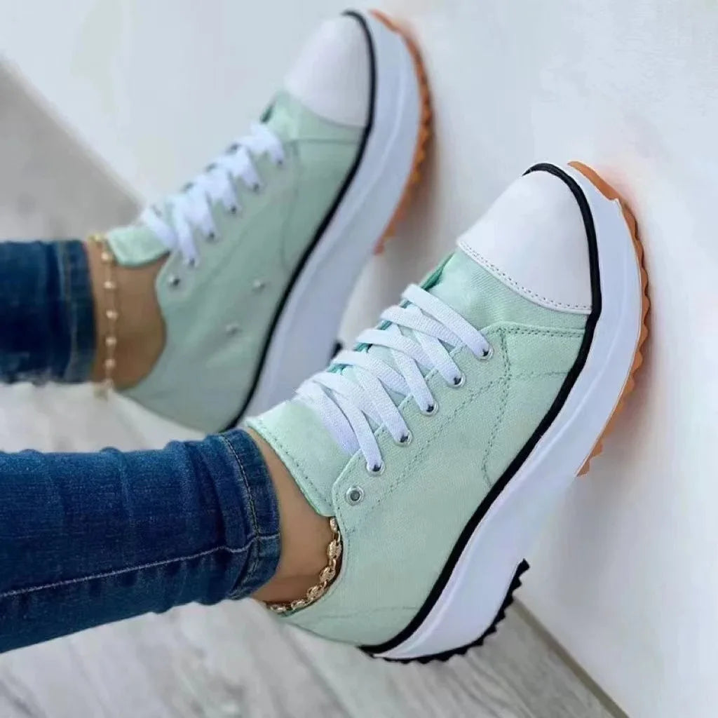 Ella™ Platform Canvas Sneakers