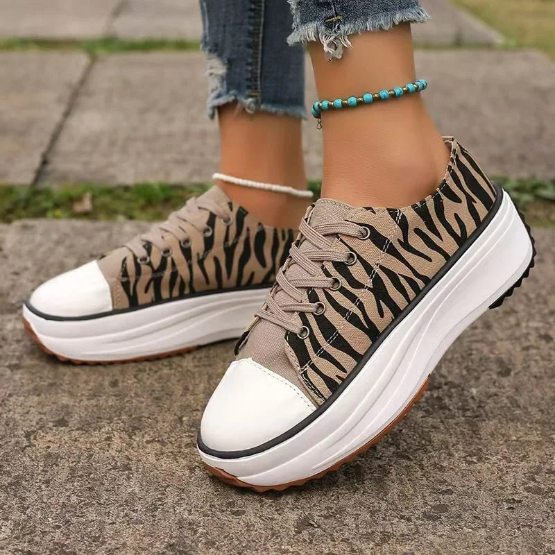 Ellie™ Platform Canvas Sneakers