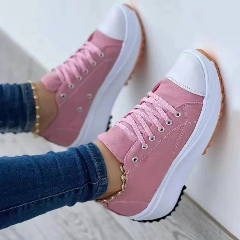 Ella™ Platform Canvas Sneakers