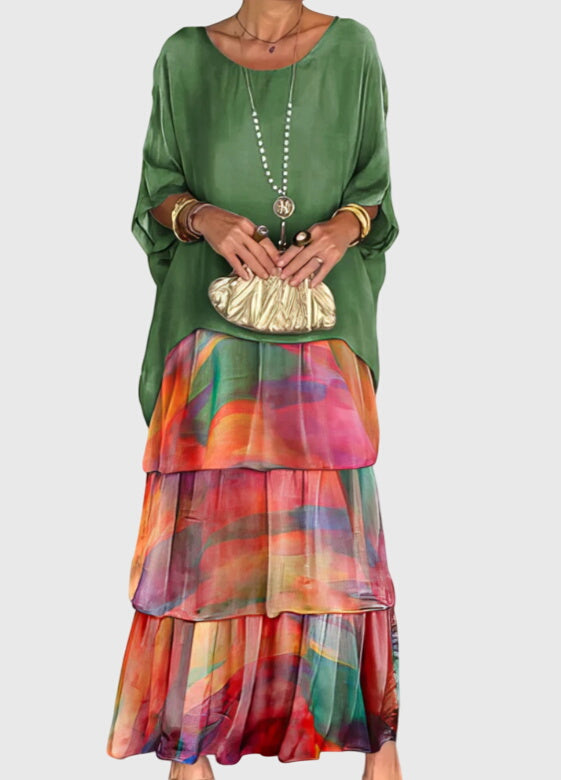 Naomi | Long and Flowing Elegant Dress