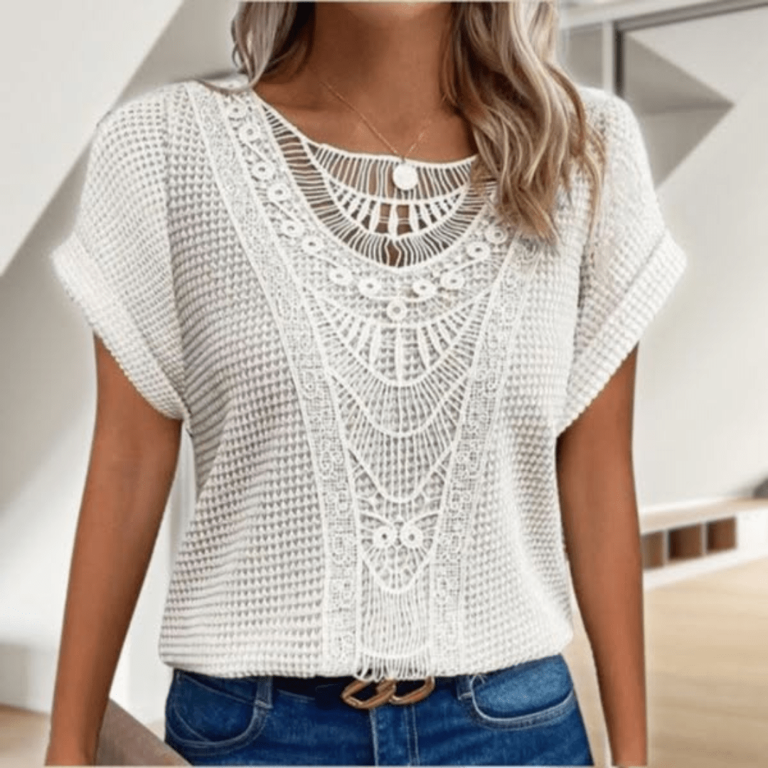 Liva™ | Elegant Ibiza-Inspired Blouse