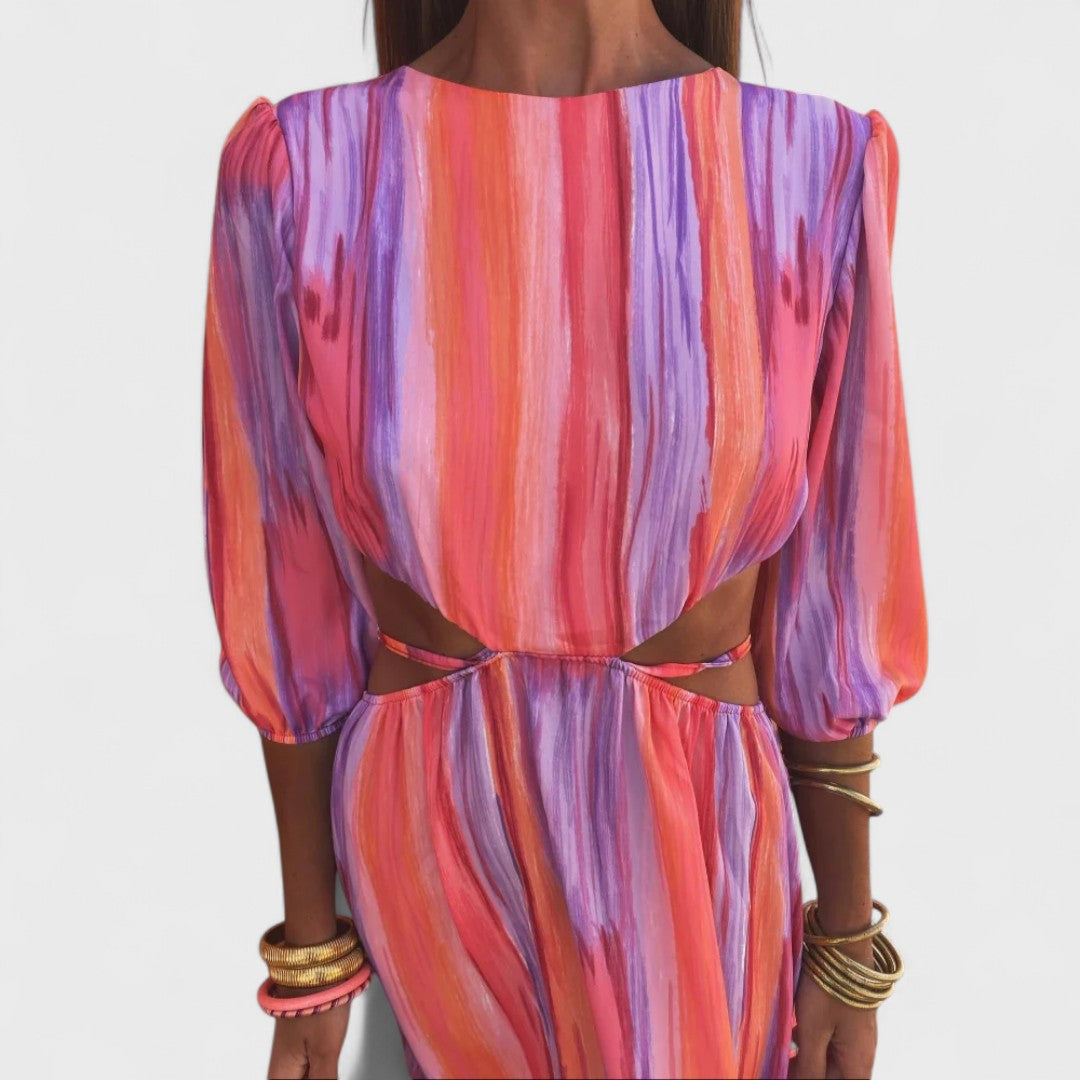 Sarah- Elegant Dress with Cut-Outs