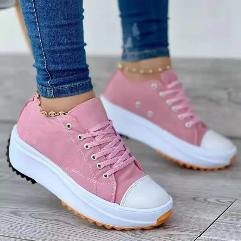 Ella™ Platform Canvas Sneakers