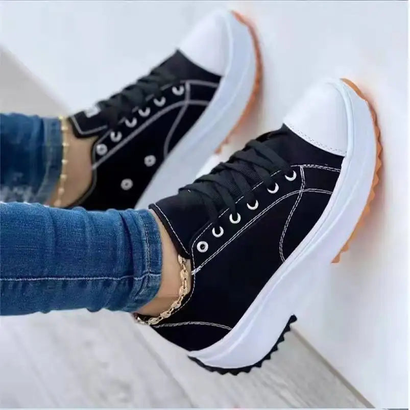 Esme™ Platform Canvas Sneaker
