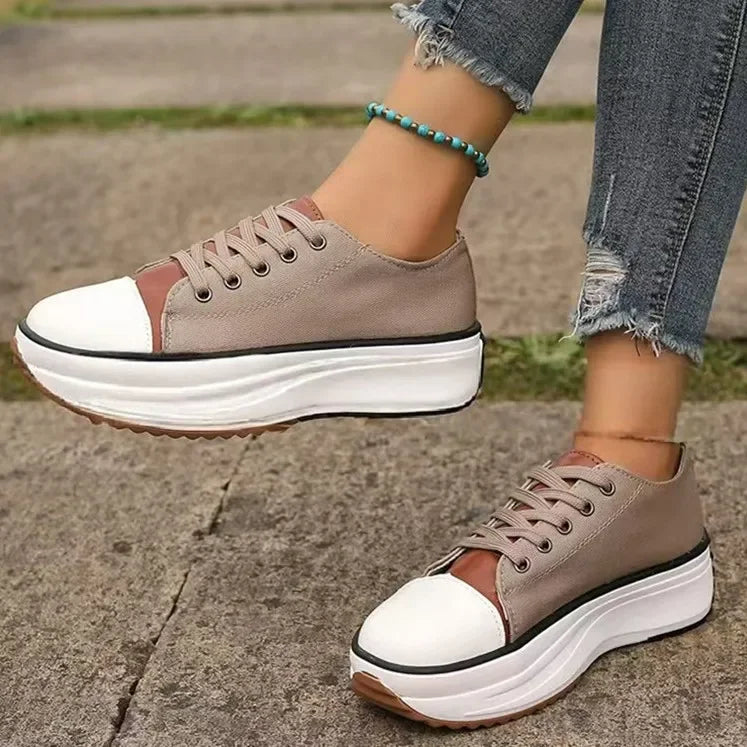 Ellie™ Platform Canvas Sneakers