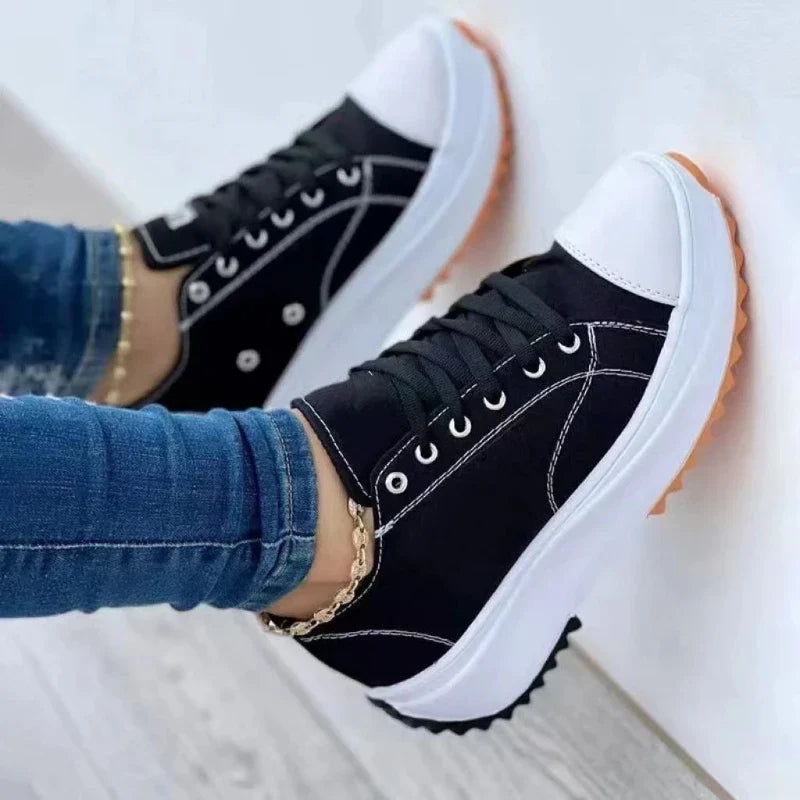 Ella™ Platform Canvas Sneakers