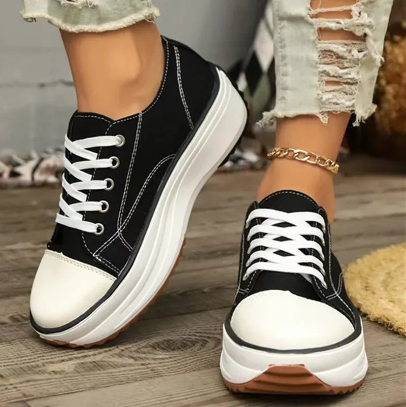 Ellie™ Platform Canvas Sneakers