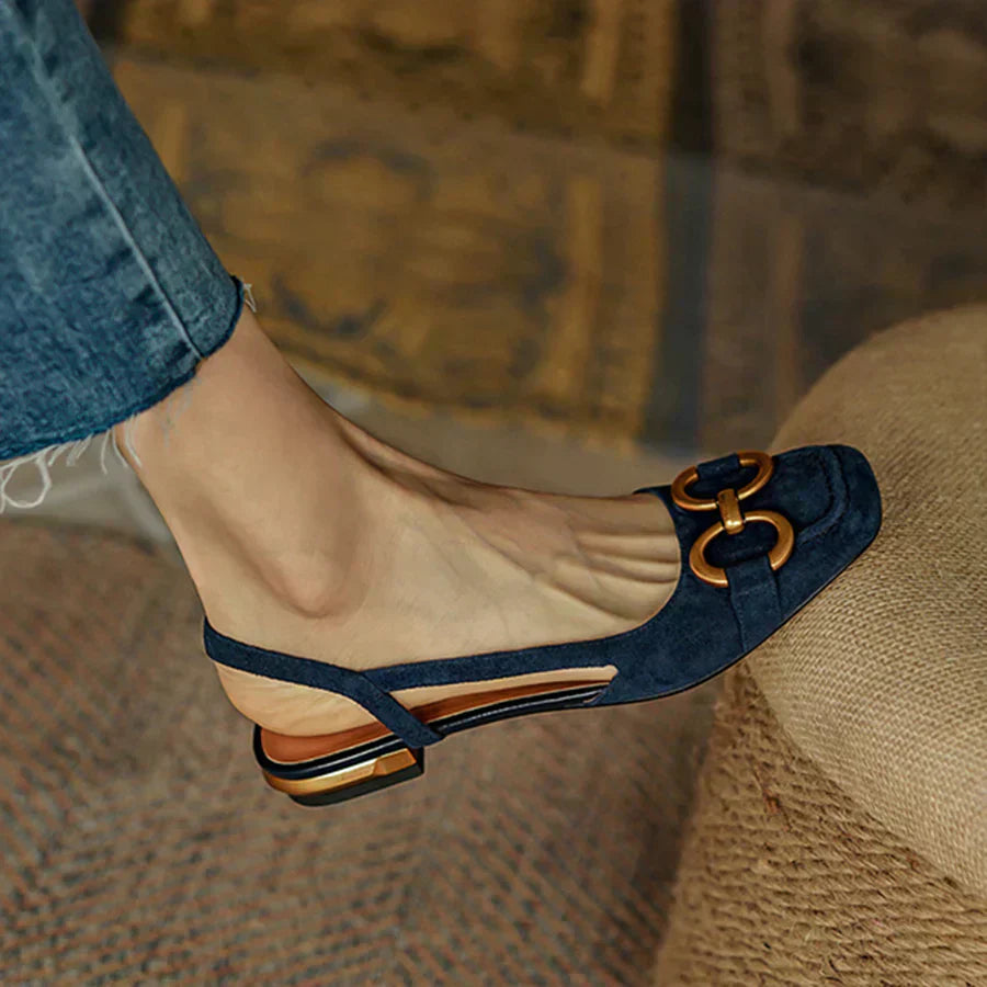 Jennifer | Elegant Loafers with Wooden Accent