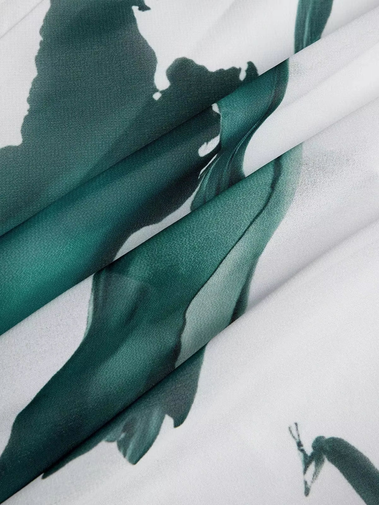 Maya | Long Watercolor Print Dress